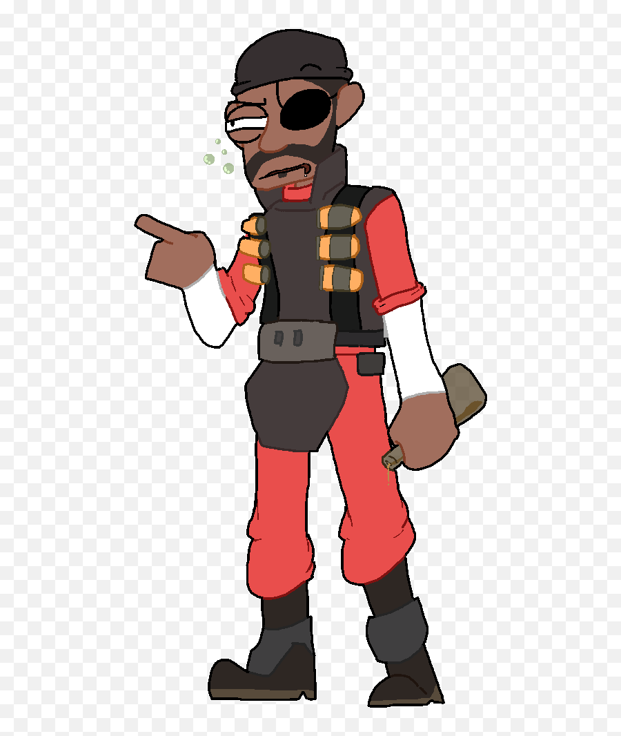 Drew Demoman For The First Time In - Demoman Tf2 Drawing Easy Png,Demoman Icon