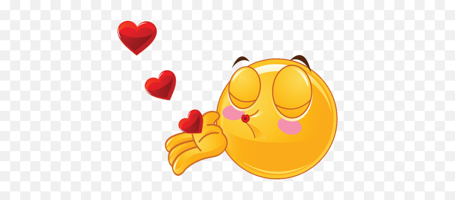 Kiss Smiley Png Image Mart - Blow A Kiss Emoji,Emoticon Png