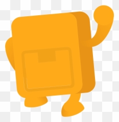 Yellow Handheld Game Console Character Clipart Free - Happy png