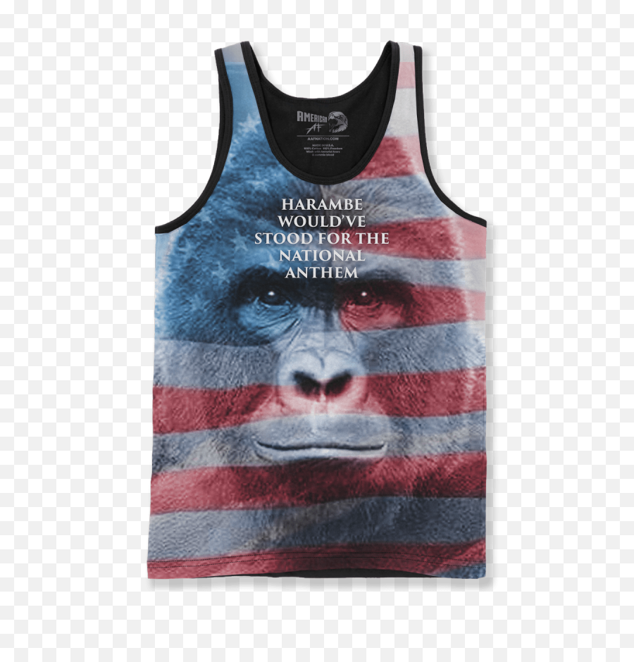 Download Harambe Stands - Harambe Would Stand For The Flag Png,Harambe Transparent