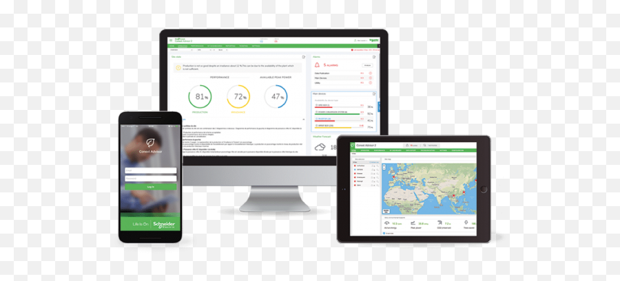 Conext Advisor 2 - Schneider Electric Solar Inverters Usa Technology Applications Png,Schneider Electric Icon