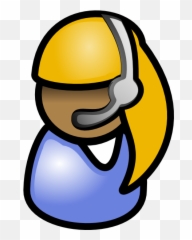 Download People Vector Free Png Clipart - Logo Orang Pake Headset,Person Icon Vector Free Download