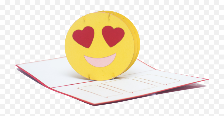 Love Emoji Pop Up Card - Smiley Png,Joy Emoji Transparent