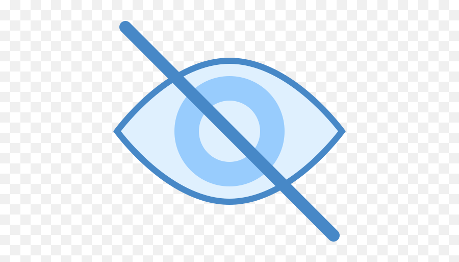 Blind Icon In Blue Ui Style Png Side Eye