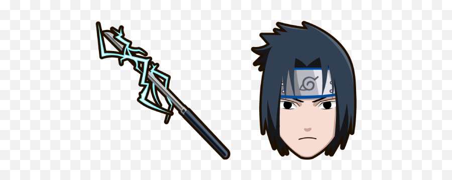 Naruto Sasuke Uchiha Chidori Katana Cursor U2013 Custom - Cartoon Png,Sasuke Transparent