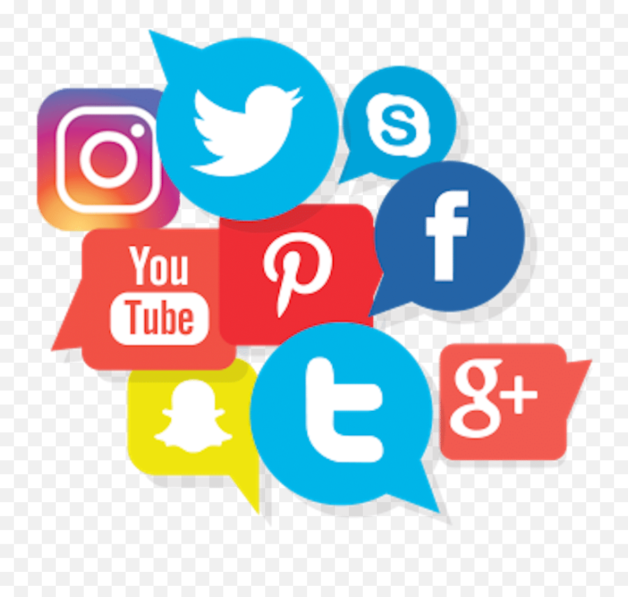 Download Hd Marketing Digital - Social Media Icon Png,Social Media Marketing Png