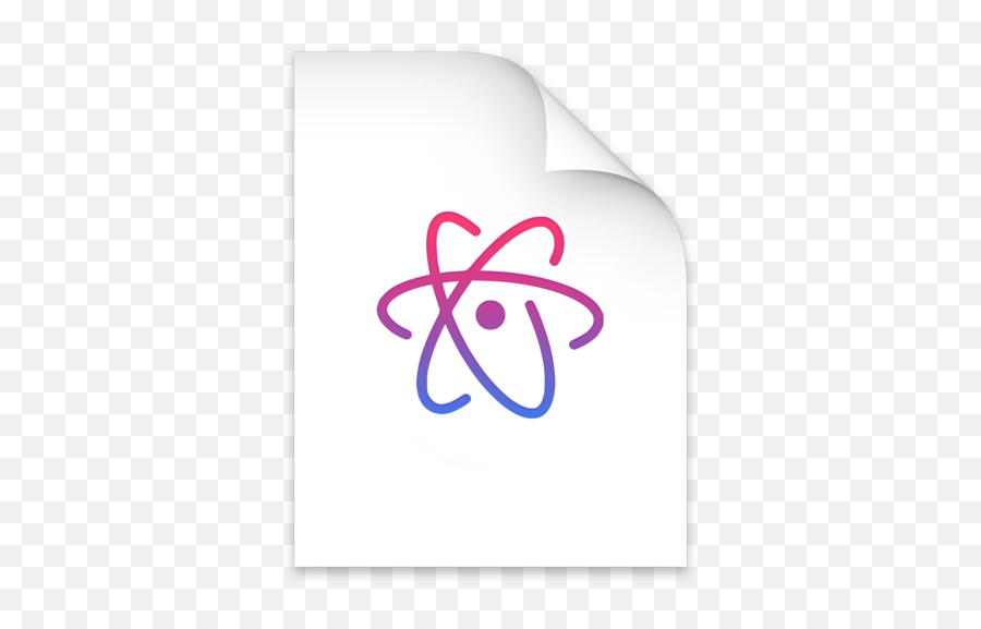 Thought This Icon Looked Cool Ratom - Background Png Atom Transparent,Atom Icon