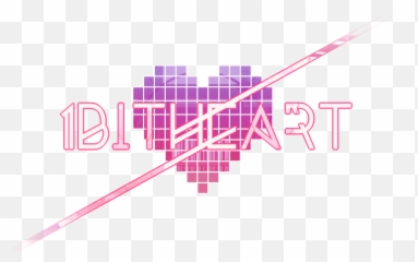 1bitheart Game Logo Rpg Maker Indie Horror - Wall Post It png