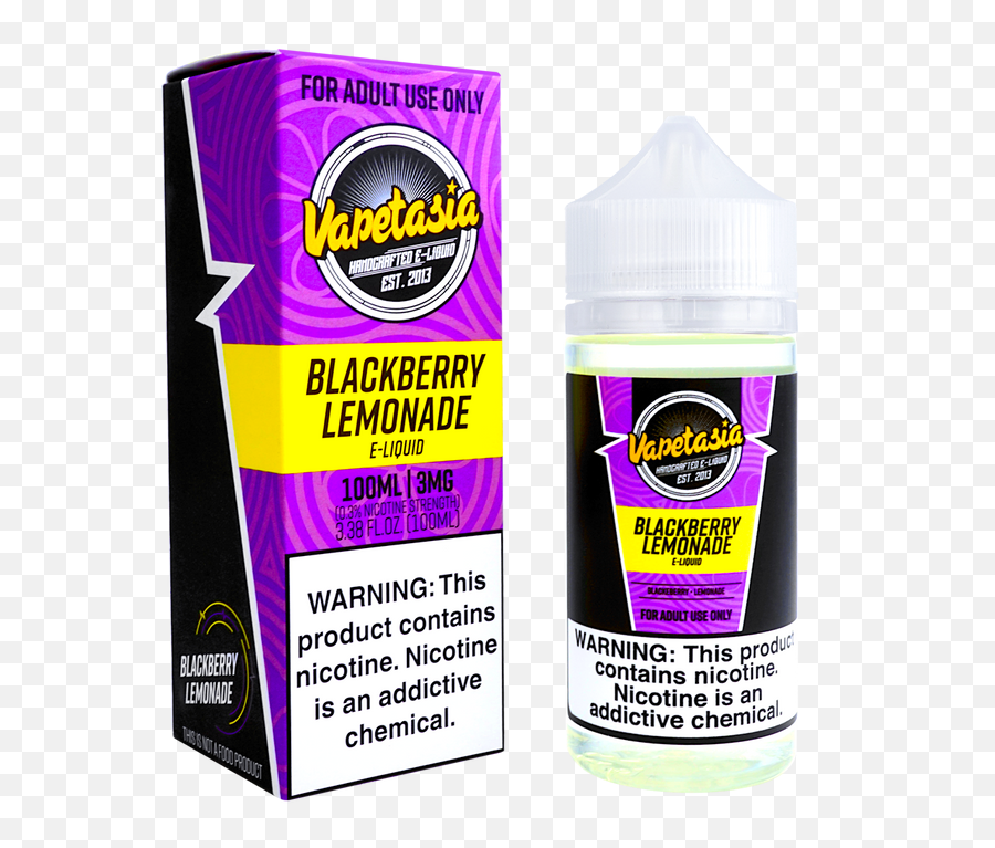 Blackberry Lemonade By Vapetasia E - Liquid Free Shipping Product Label Png,Gold Star Icon On Blackberry