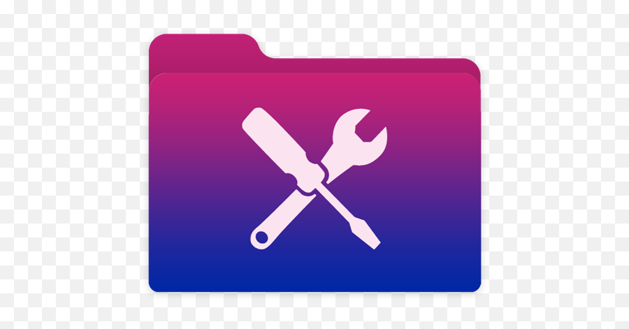 Utilities - Folder Icon 1024x1024px Ico Png Icns Free Utilities Folder Icon,Purple Folder Icon