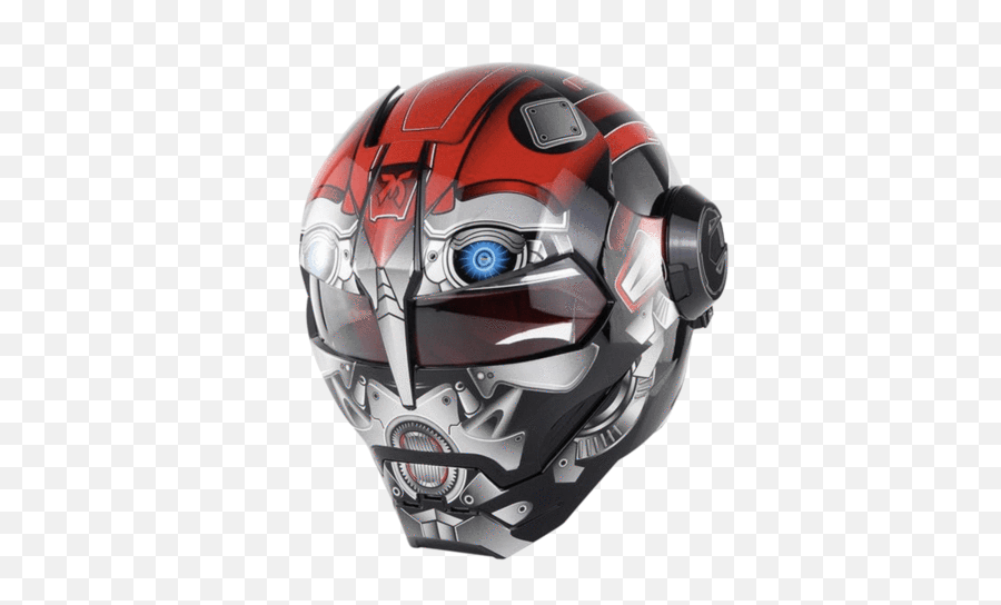 Dot Certified Iron Man Helmet - Helmet In Robot Png,Iron Man Helmet Png