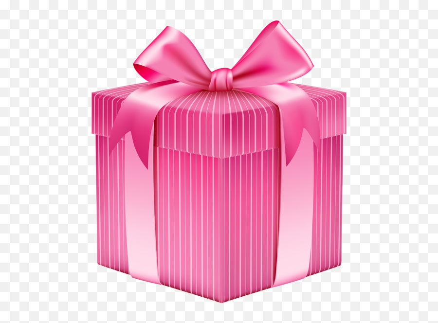 Pink Gift Clipart - Pink Gift Png,Gift Bow Png