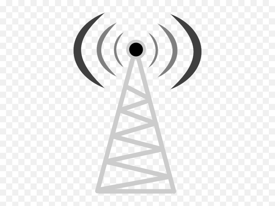 Telecom Tower Clip Art - Vector Clip Art Online Png,Cellular Tower Icon