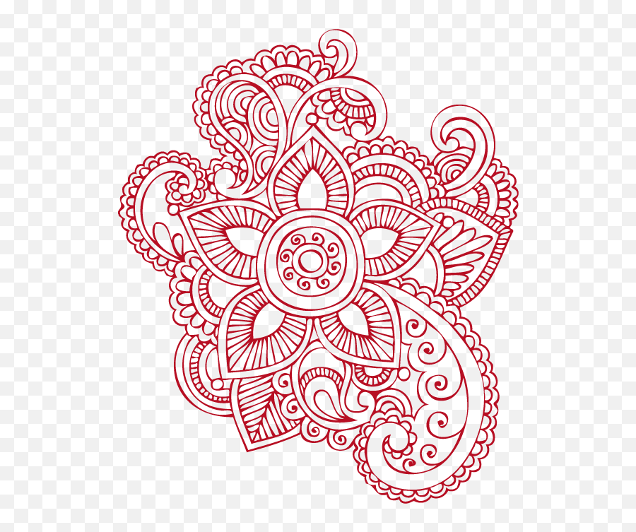 Tattoo Paisley Henna Mehndi Free Hq - Henna Png,Paisley Png