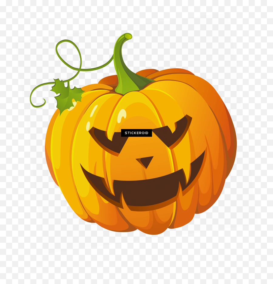 Download Hd Halloween Pumpkin - Cartoon Halloween Pumpkin Transparent Background Png,Halloween Background Png