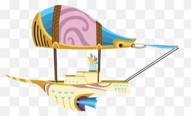 Drawing Tiny Clip Freeuse Library - Airship Png,Airship Png