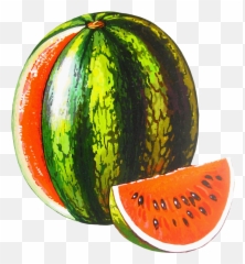 Watermelon Png Image Clip Art - Dibujo Con La Letra Sandia,Watermelon Png Clipart
