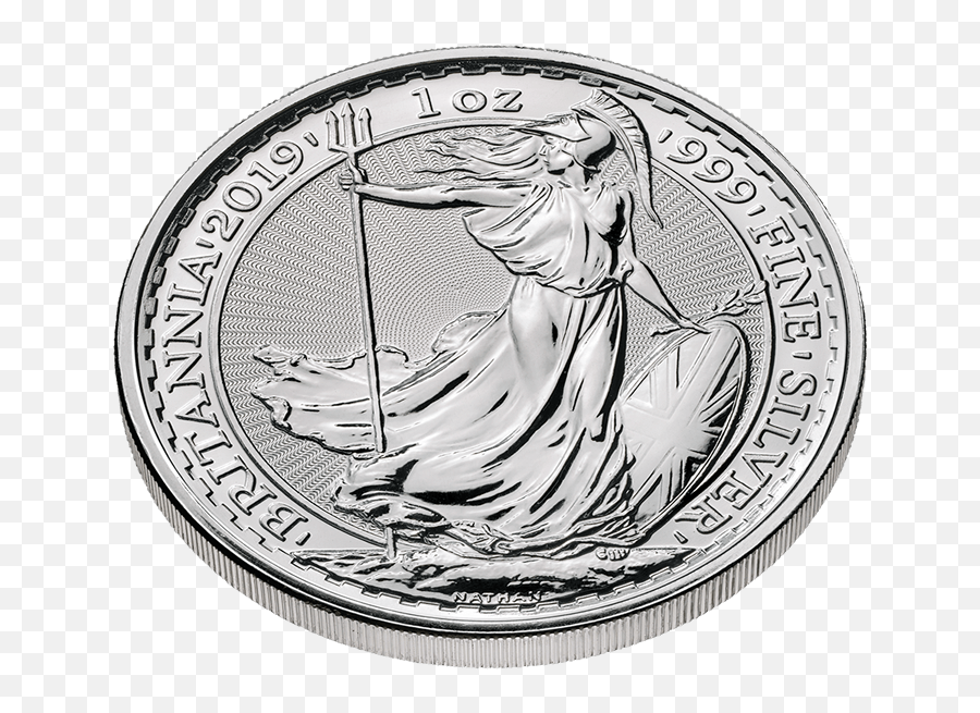 Britannia 2019 1 Oz Silver Coin Royal Mint Bullion - 1oz Silver Britannia Png,Silver Coin Png