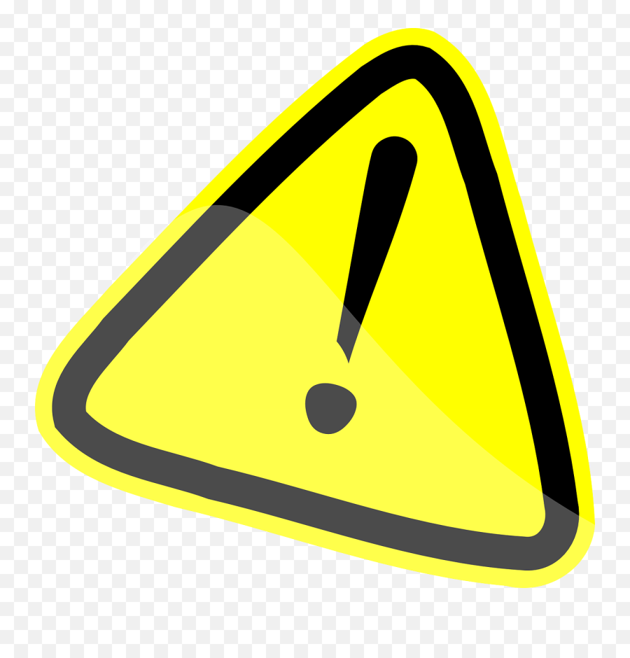 Caution Clip Library Stock Png Files - Risks And Issues Of Social Media,Warning Sign Png