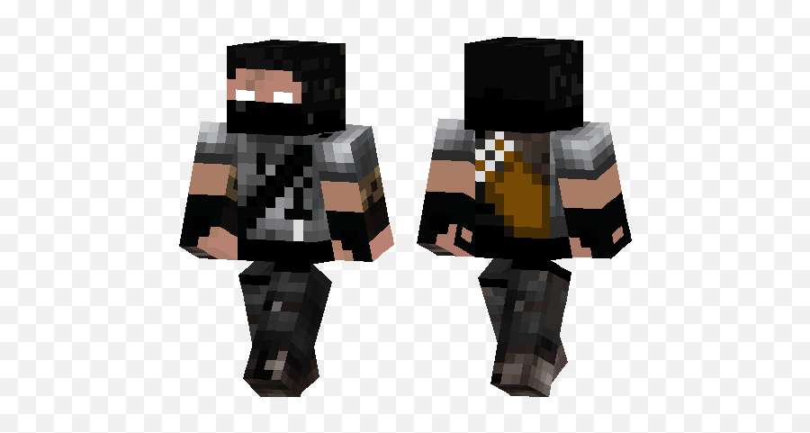 Herobrine The Assassin - Creeper Mask Minecraft Skin Png,Herobrine Png