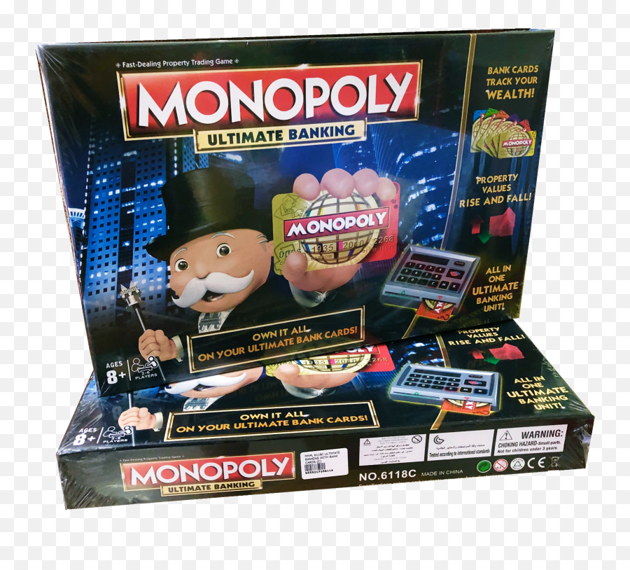 Monopoly Ultimate Banking With Bank Cards 6118c - Monopoly Ultimate Banking Latest Version Png,Monopoly Money Png