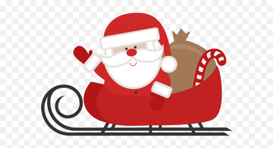 Cute Santa Clipart 9 - 432 X 432 Webcomicmsnet Santa In The Sleigh Clipart Png,Santa Clipart Png