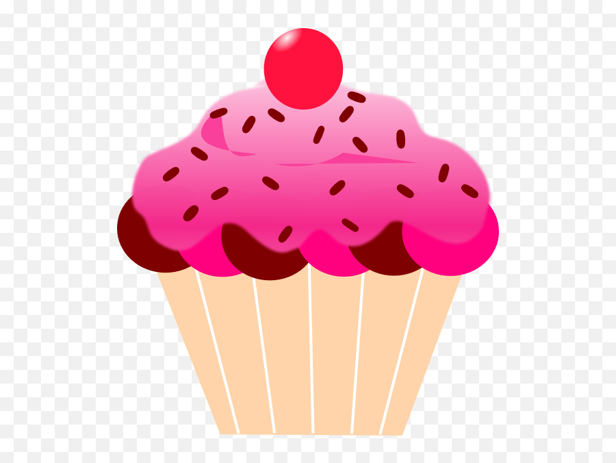 Cartoon Clipart Cupcake Png - Pink Cupcake Clipart,Cupcake Png