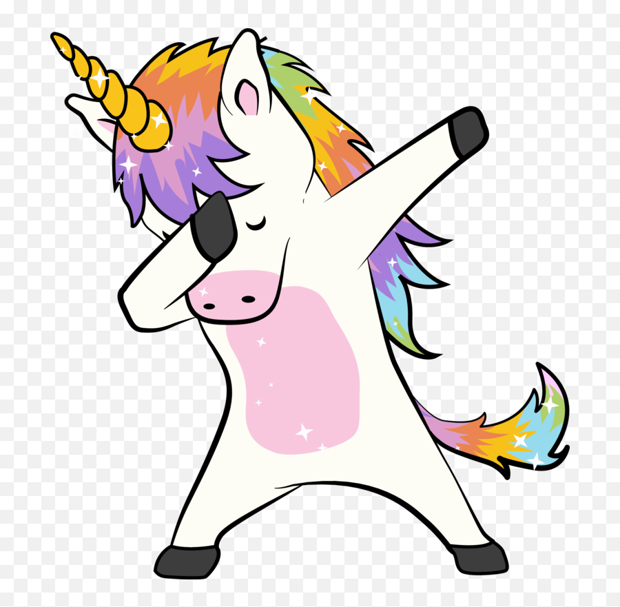 Download Dabbing Unicorn Png Image With - Dabbing Unicorn,Dabbing Unicorn Png