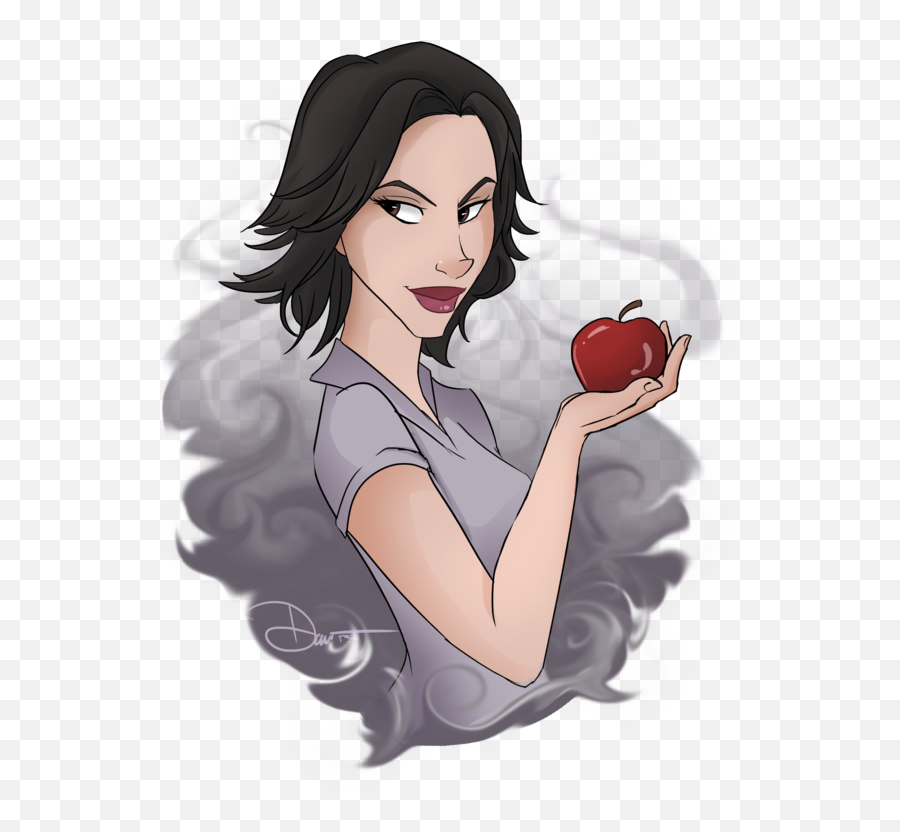 The Evil Queen By Riku - Once Upon A Time Evil Queen Fan Art Regina Mills Once Upon A Time Apple Png,Evil Queen Png