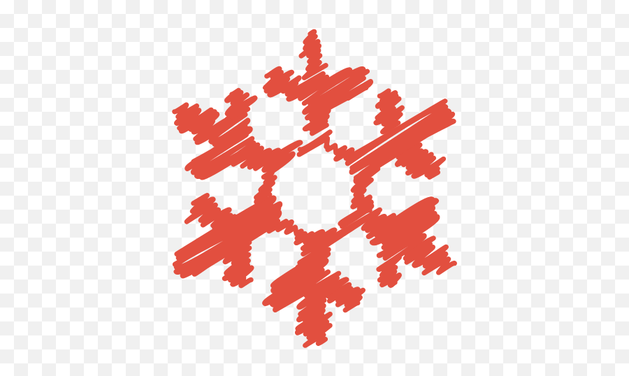 Flake Ice Scribble Snow Snowflake Winter Icon - Christmas Png,Scribble Png