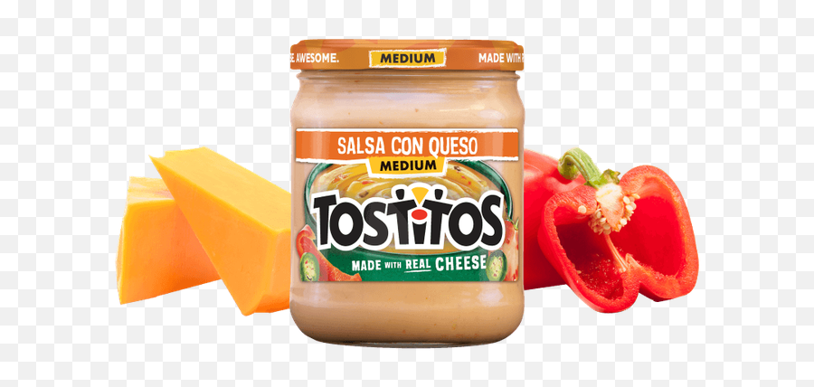 Download Hd Tostitos Salsa Con Queso - Fritos Jalapeño Cheddar Cheese Dip Png,Queso Png