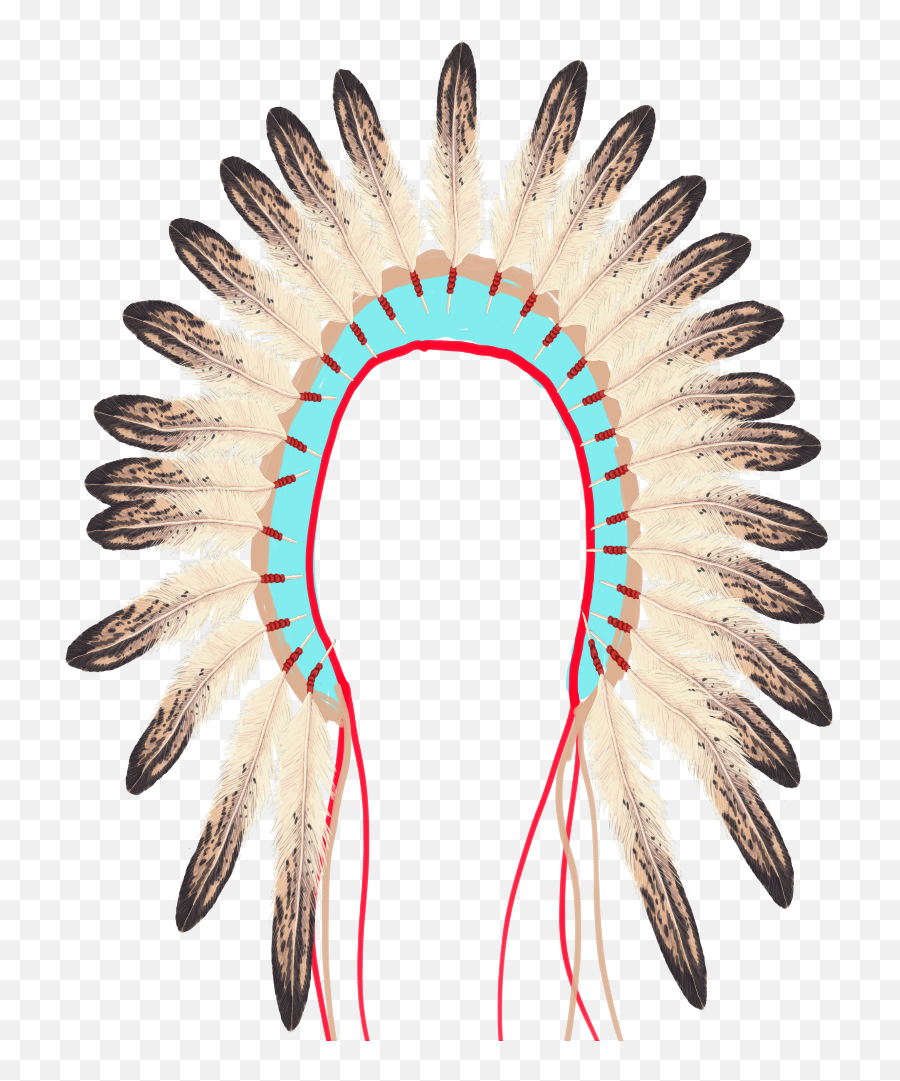 Download Hd Feathers Indian Headress - Indian Feathers Png,Feathers Transparent