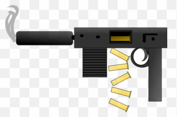 Download Hd Cartoon Gun Arms Automatic Bullets Weapon - Clip Art png