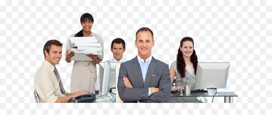Download Free Png Business People Computer 1 Image - People Using Computer Png,Business People Png