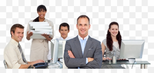 Download Free Png Business People Computer 1 Image - People Using Computer Png