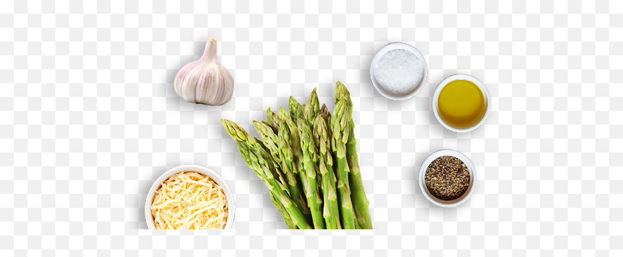 Cheesy Garlic Roasted Asparagus Food Basics - Asparagus Png,Asparagus Png