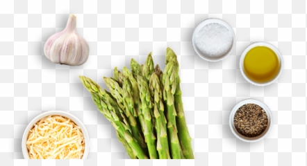 Cheesy Garlic Roasted Asparagus Food Basics - Asparagus Png,Asparagus Png