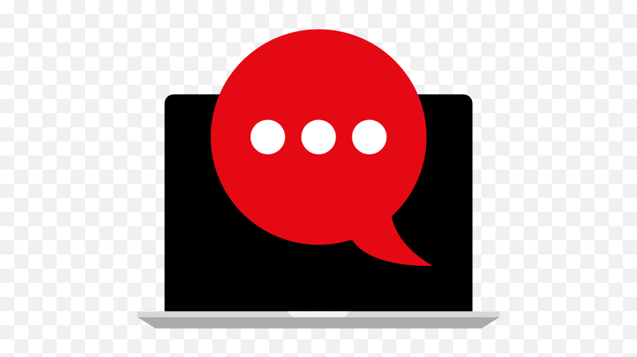 Laptop Bubble Chat Png Icon - Png Repo Free Png Icons Circle,Chat Icons Png