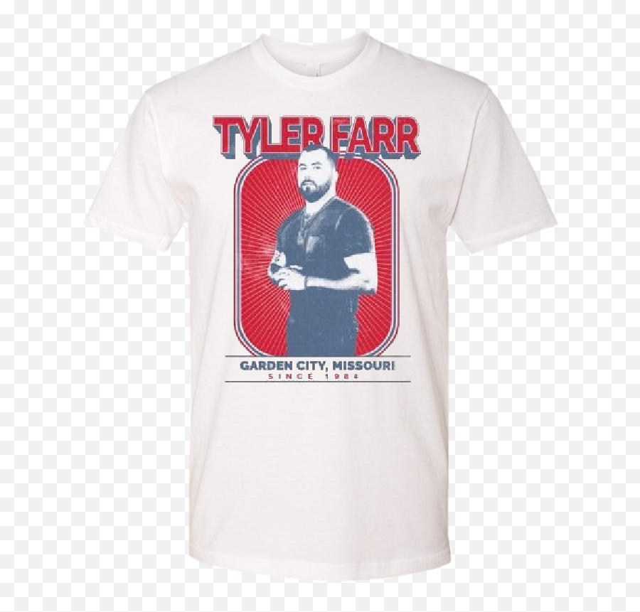 Tyler Farr White Photo Tee - Active Shirt Png,White Tee Png