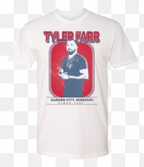 Tyler Farr White Photo Tee - Active Shirt Png,White Tee Png