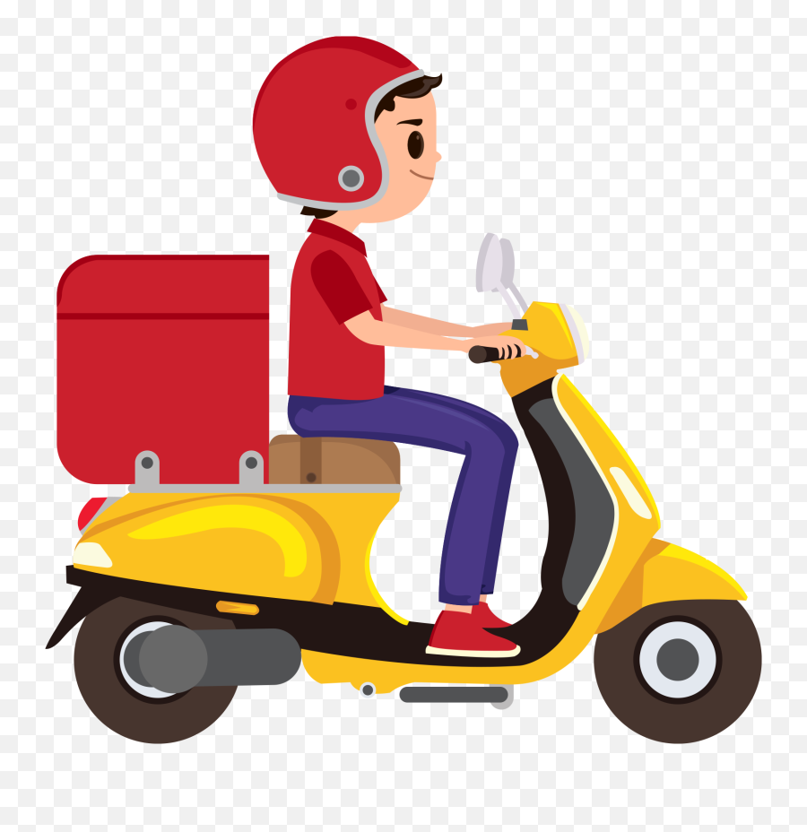 Vespa Png Images - Free Png Library Transparent Delivery Boy Png,Scooter Png