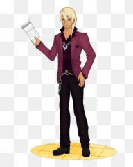 Klavier Gavin Phoenix Wright U2014 Weasyl - Fictional Character Png,Phoenix Wright Png