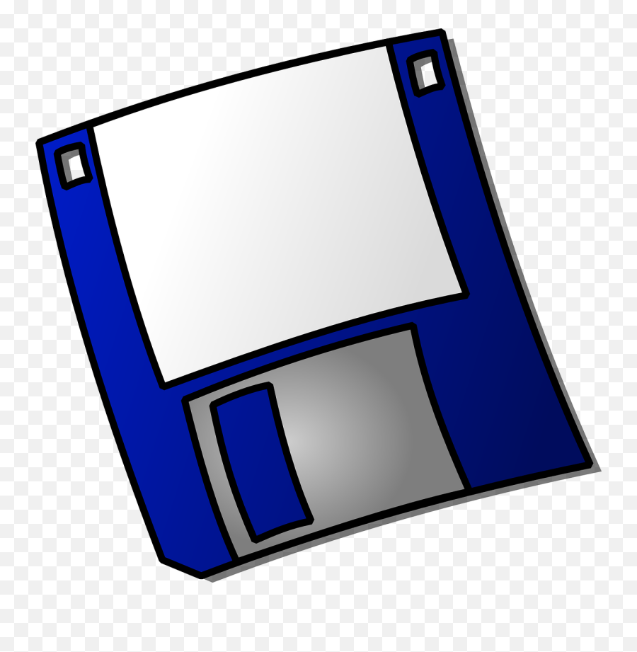 Vector Image Of A Dark Blue Labelled Floppy Disk Icon Free Svg - Floppy Disk Clip Art Png,Floppy Disk Png