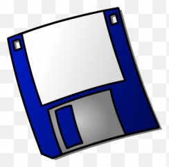 Vector Image Of Dark Blue Labelled Floppy Disk Icon Free Svg - Floppy Disk Clip Art png