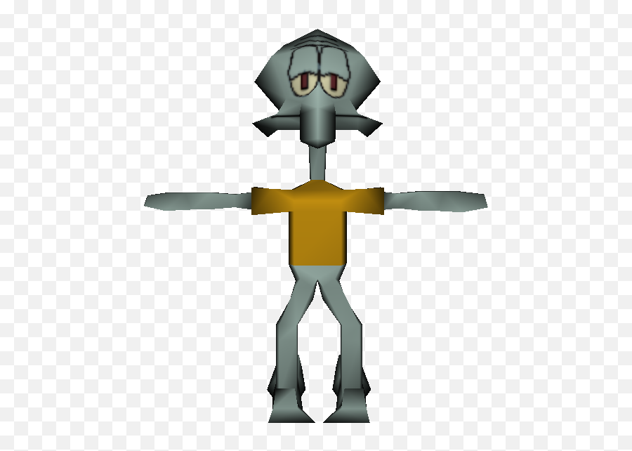 Shitpostbot 5000 - Spongebob 3d Obstacle Odyssey Models Png,Squidward Transparent