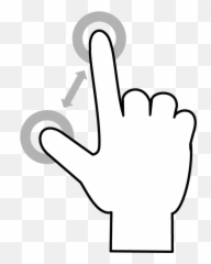 Pinch Screen Display - To Zoom Png