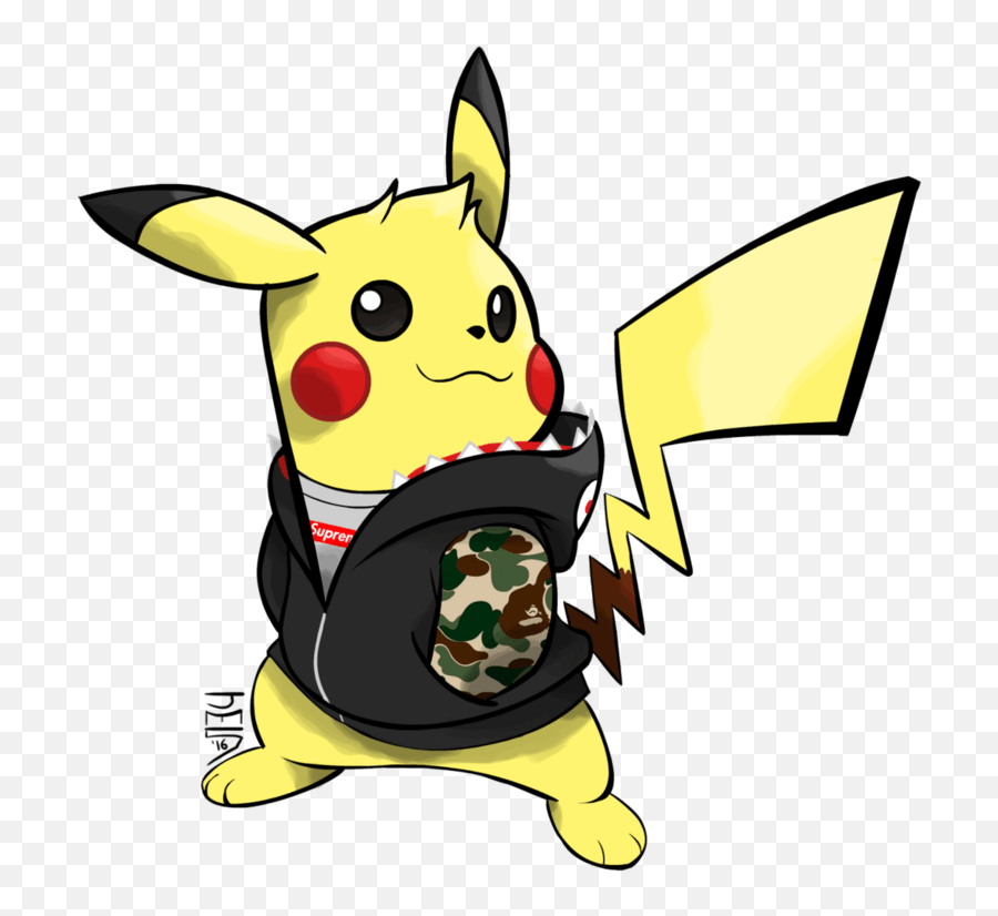Cartoon Supreme Clothing Wallpapers - Top Free Cartoon Pikachu Supreme Png, Supreme Logo Wallpaper - free transparent png images 