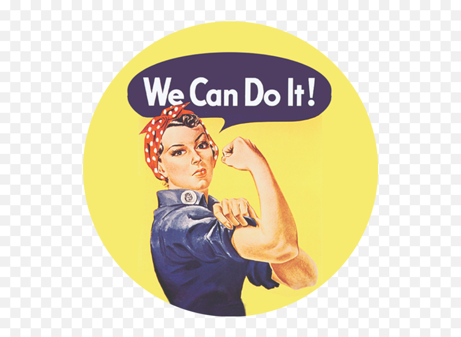 Rosie The Riveter Button - Equality Day 2018 Png,Rosie The Riveter Png