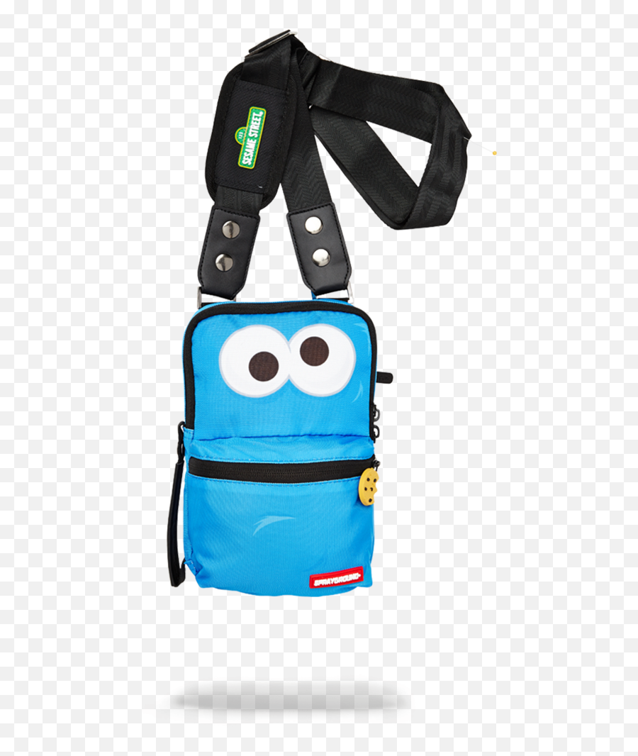 Cookie Monster Shark Sling - Sprayground Cookie Monster Png,Cookie Monster Transparent