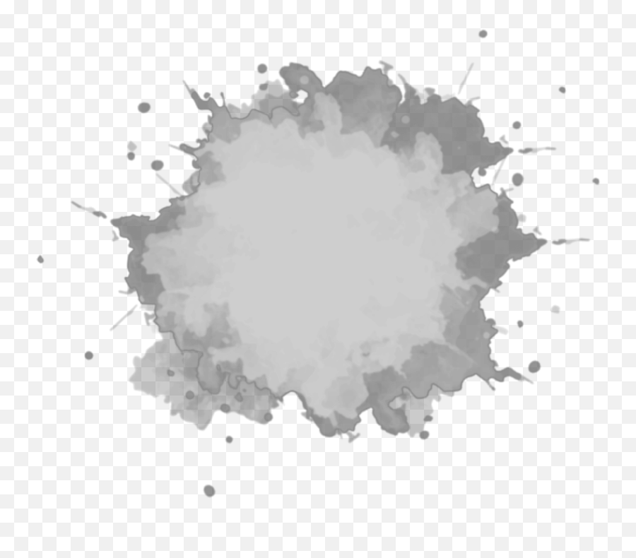 Grey White Paint Splash Sticker By H Ryder - Dot Png,Paint Splash Transparent
